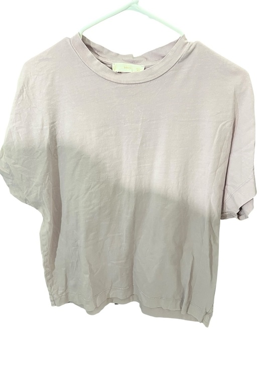 Mango Tops - Mango Short Sleeve Crewneck Tee - Light Lavender